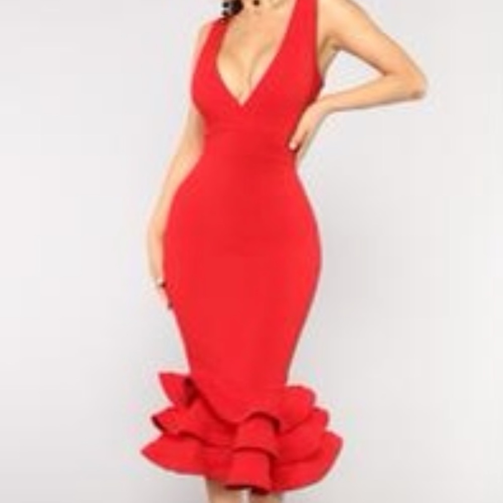 Ruffle dress